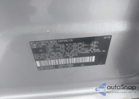 2008 Toyota Rav4 Limited V6 from USA, damaged, VIN JTMBK31V285065557